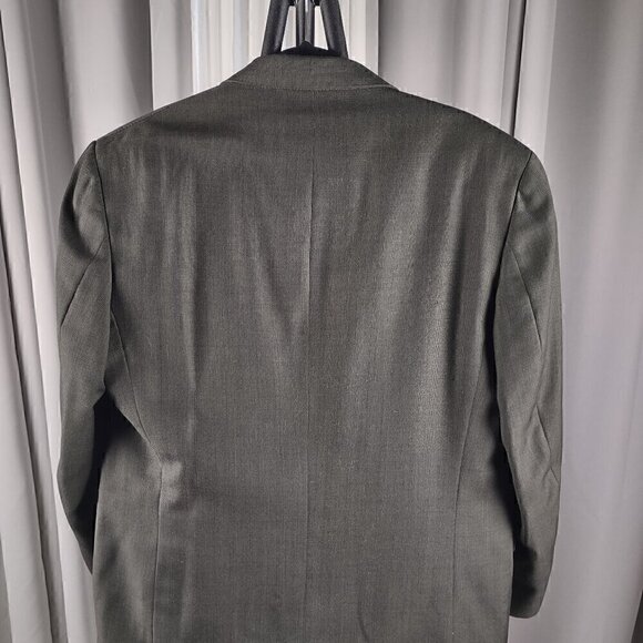Nautica Men's Sport 100% Wool Green Suit Jacket, Blazer Sport Coat Size 42R - Picture 4 of 14
